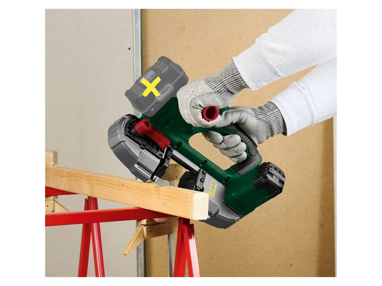 PARKSIDE® PMBA 20-Li B2 Akkus szalagfűrész – (Akkumulátor és töltő nélkül)