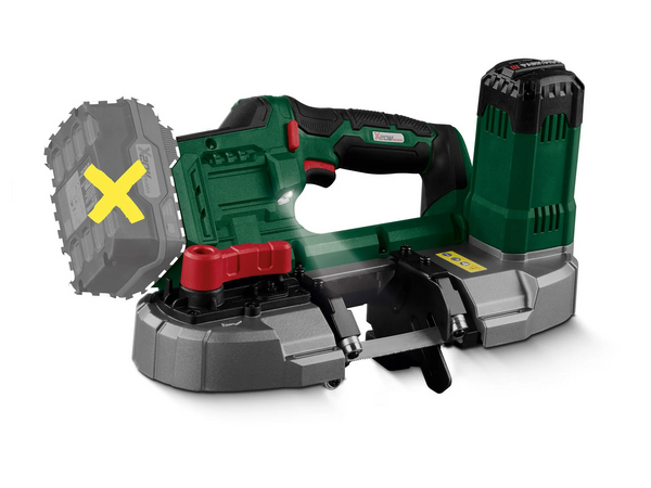 PARKSIDE® PMBA 20-Li B2 Akkus szalagfűrész – (Akkumulátor és töltő nélkül)