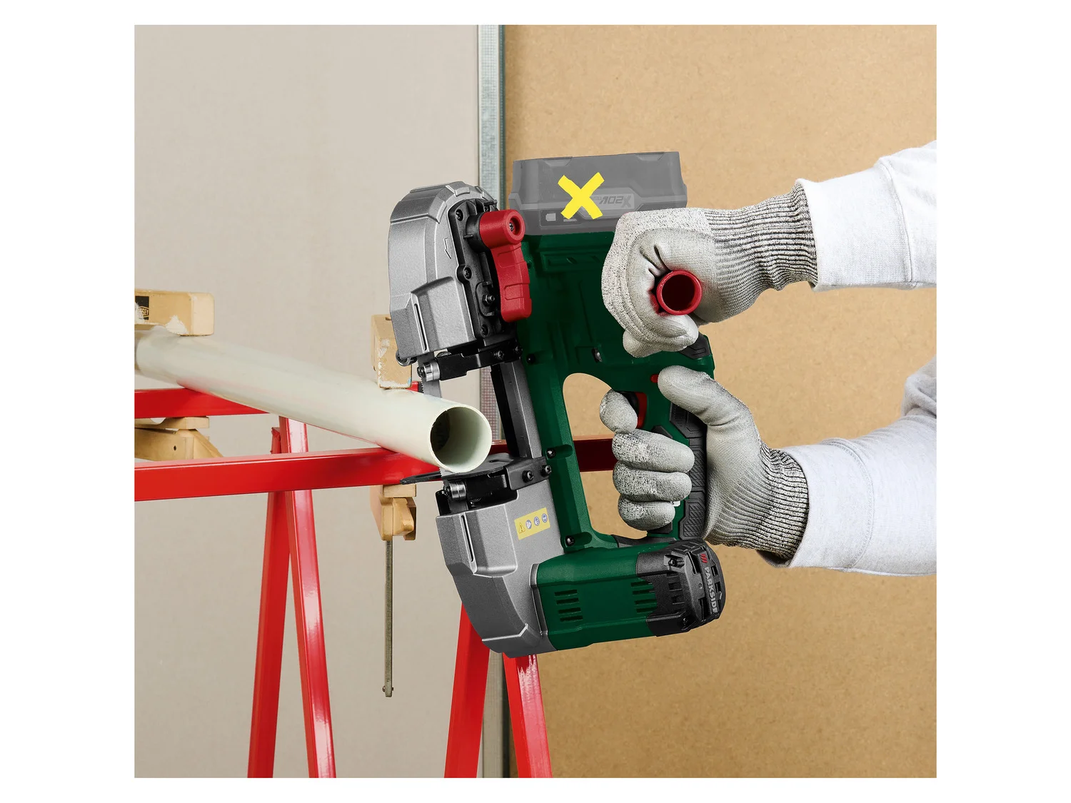 PARKSIDE® PMBA 20-Li B2 Akkus szalagfűrész – (Akkumulátor és töltő nélkül)