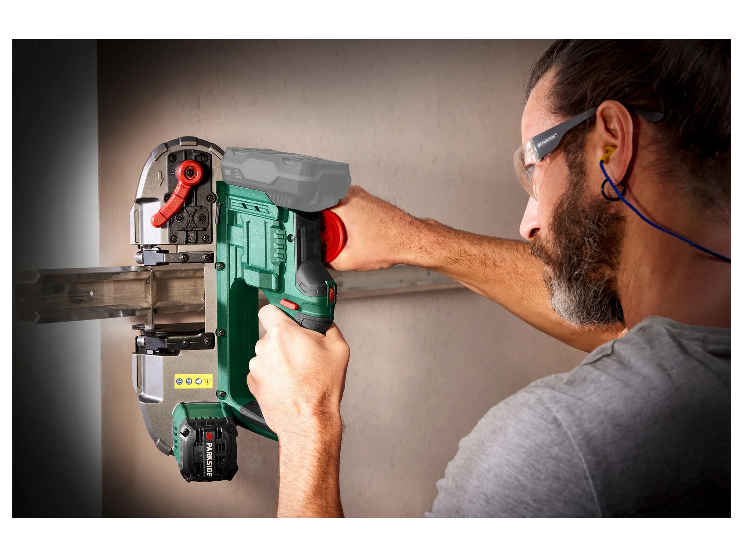 PARKSIDE® PMBA 20-Li B2 Akkus szalagfűrész – (Akkumulátor és töltő nélkül)