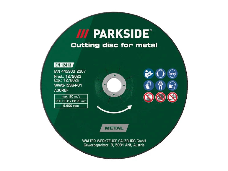 PARKSIDE® vágó-/nagyolókorong készlet / gyémánt vágótárcsa – Ø 230 mm