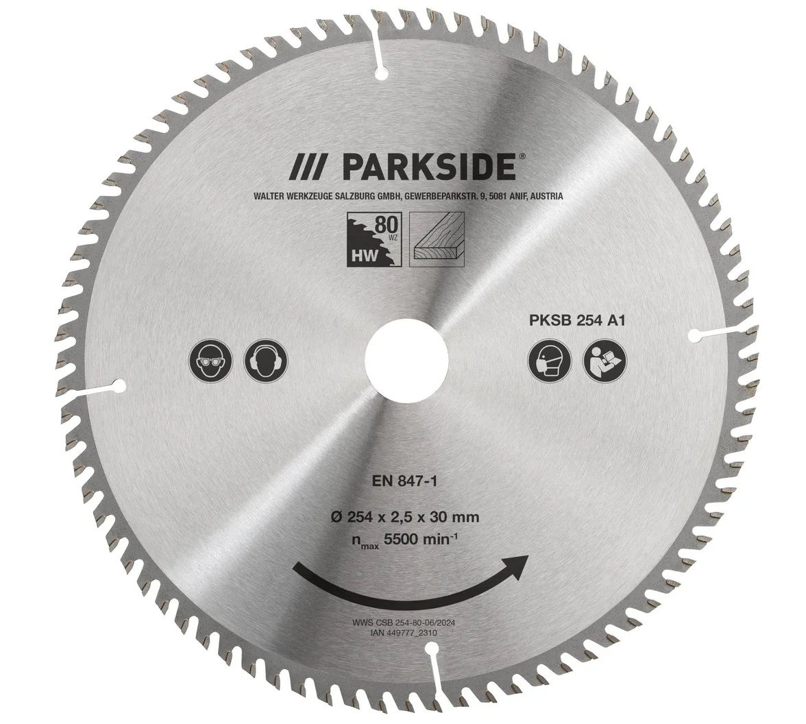 PARKSIDE® PKSB 254 A1 keményfém körfűrészlap