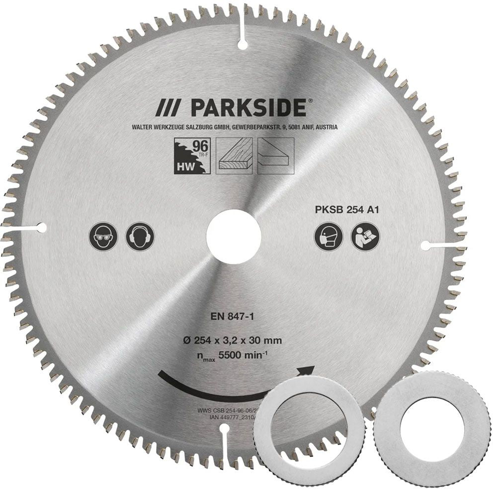 PARKSIDE® PKSB 254 A1 Multi Exterior keményfém körfűrészlap