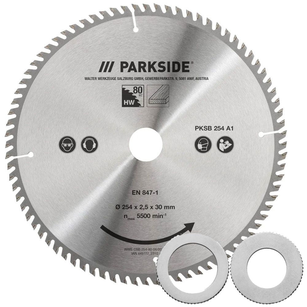 PARKSIDE® PKSB 254 A1 keményfém körfűrészlap
