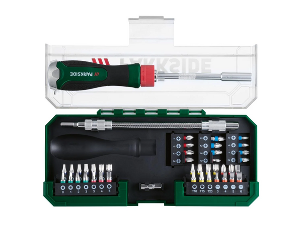 PARKSIDE® 43 részes racsnis csavarhúzó bitkészlet