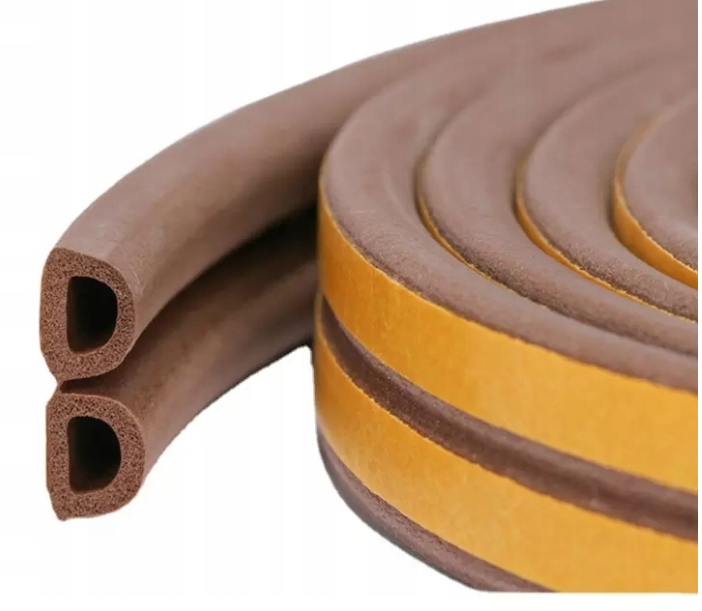 PARKSIDE® Önragasztó EPDM gumitömítés – P profil, barna, ajtókhoz és ablakokhoz
