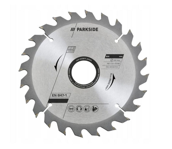 PARKSIDE® Körfűrészlap 160 mm – 24 fog
