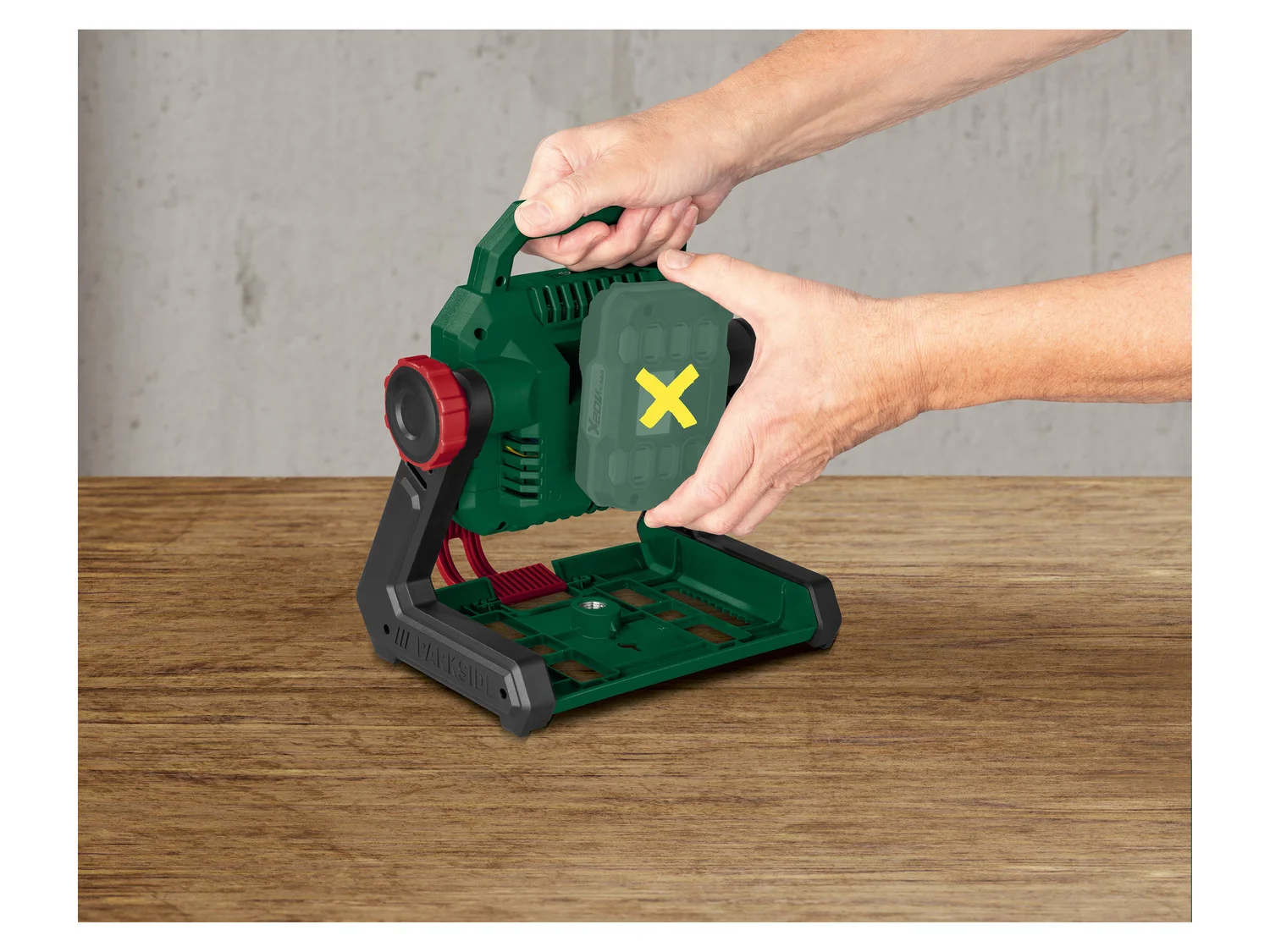 PARKSIDE® PLSA 20-Li A1 Akkus LED reflektor - Hálózati adapterrel - Akkumulátor és töltő nélkül