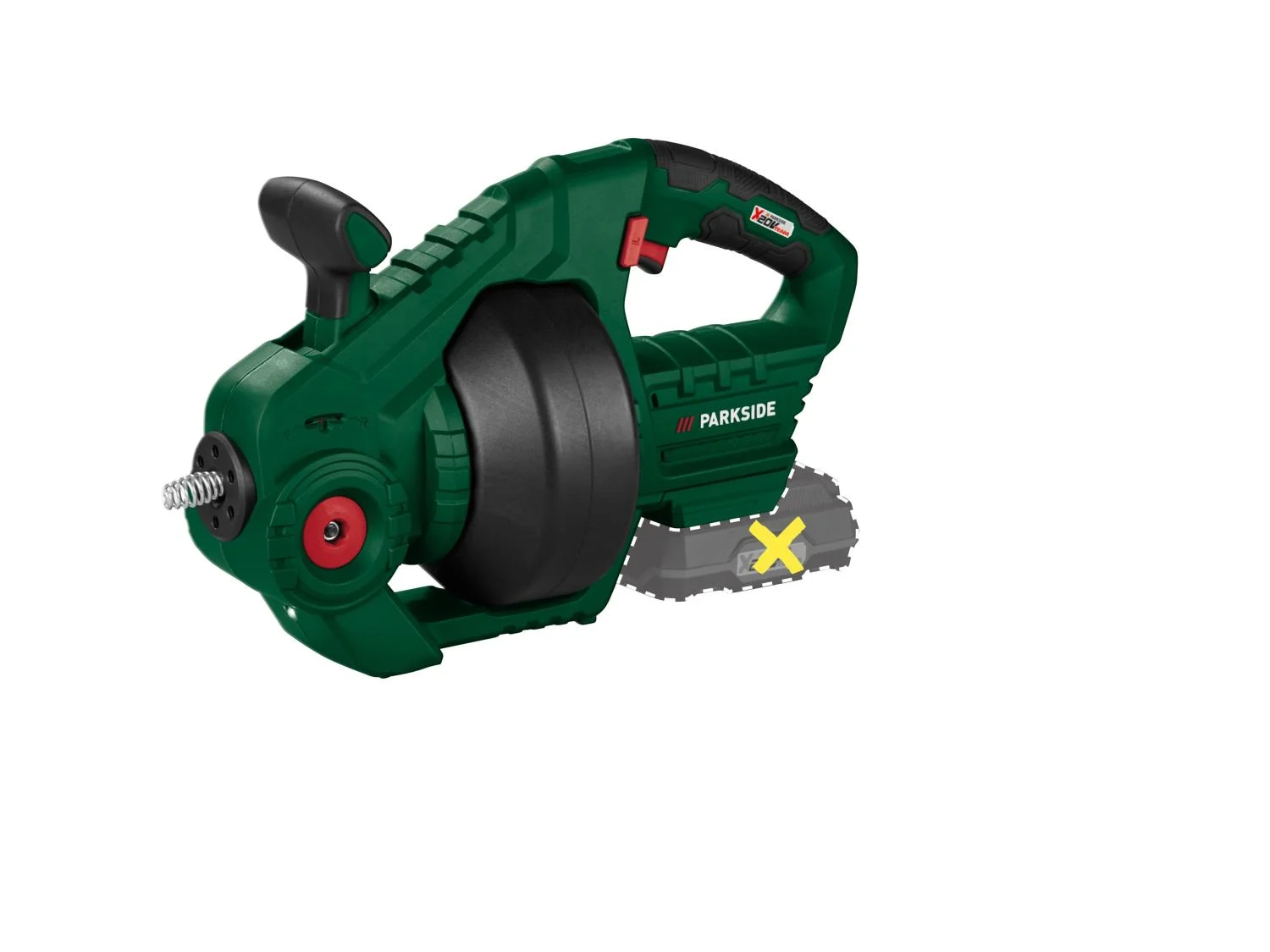 PARKSIDE® PARRW 20-Li - 20V akkumulátoros csőtisztító spirál - akkumulátor és töltő nélkül