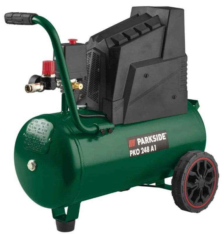 PARKSIDE PKO 248 A1 - Olajmentes kompresszor – 24 liter, 8 bar