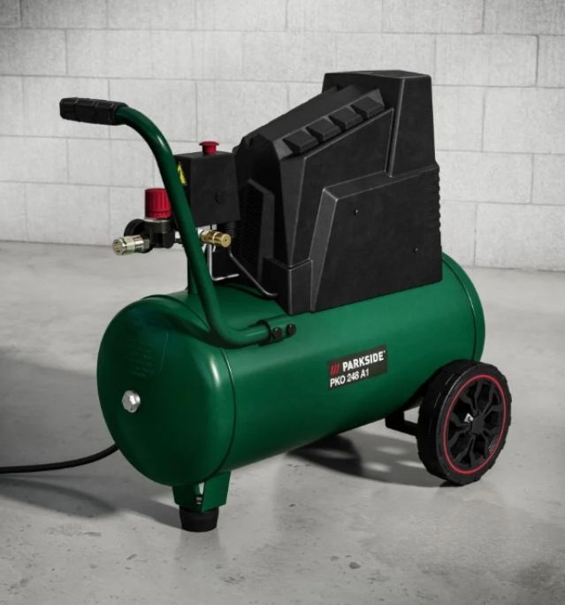 PARKSIDE PKO 248 A1 - Olajmentes kompresszor – 24 liter, 8 bar