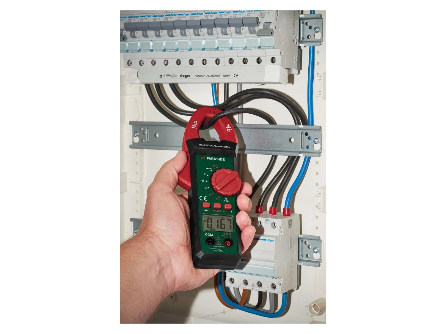 PARKSIDE® PZM 2 B4 Fogó-multiméter