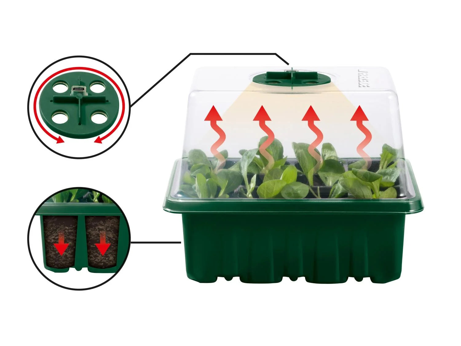 PARKSIDE® Palántakészlet LED-es változat