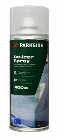 PARKSIDE® Jégoldó Spray 400 ml – gyors jégmentesítés akár -30 °C-ig