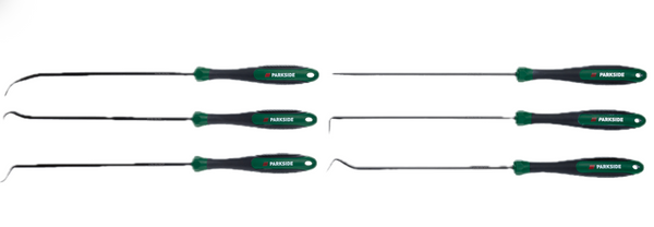 PARKSIDE® Szerelő/leszerelő horog készlet - 6 darabos