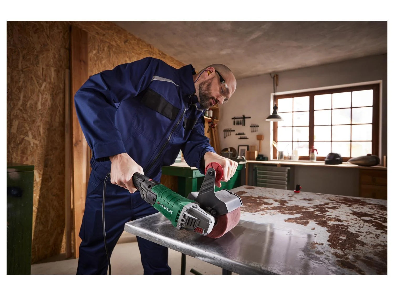 PARKSIDE® PBSM 1300 A1 Szatináló-kefe-csiszológép