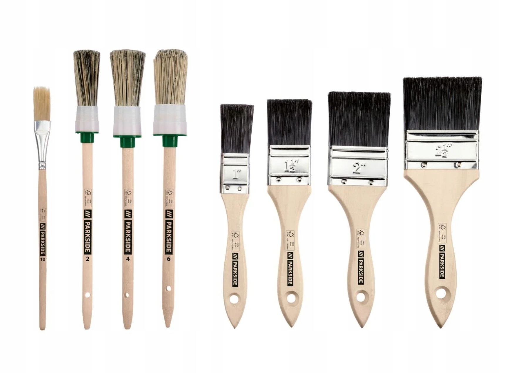 PARKSIDE® Festőecset készlet - 8 darab