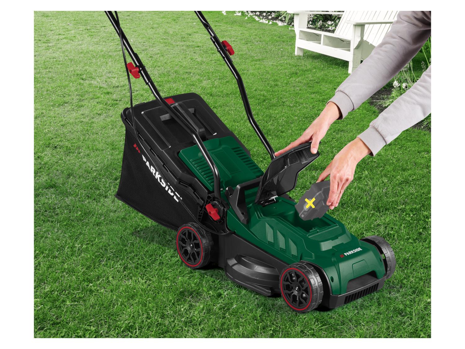 PARKSIDE® PARM 20-Li A1 20V Akkus fűnyíró - 33 cm vágási szélesség (Akkumulátor és töltő nélkül)