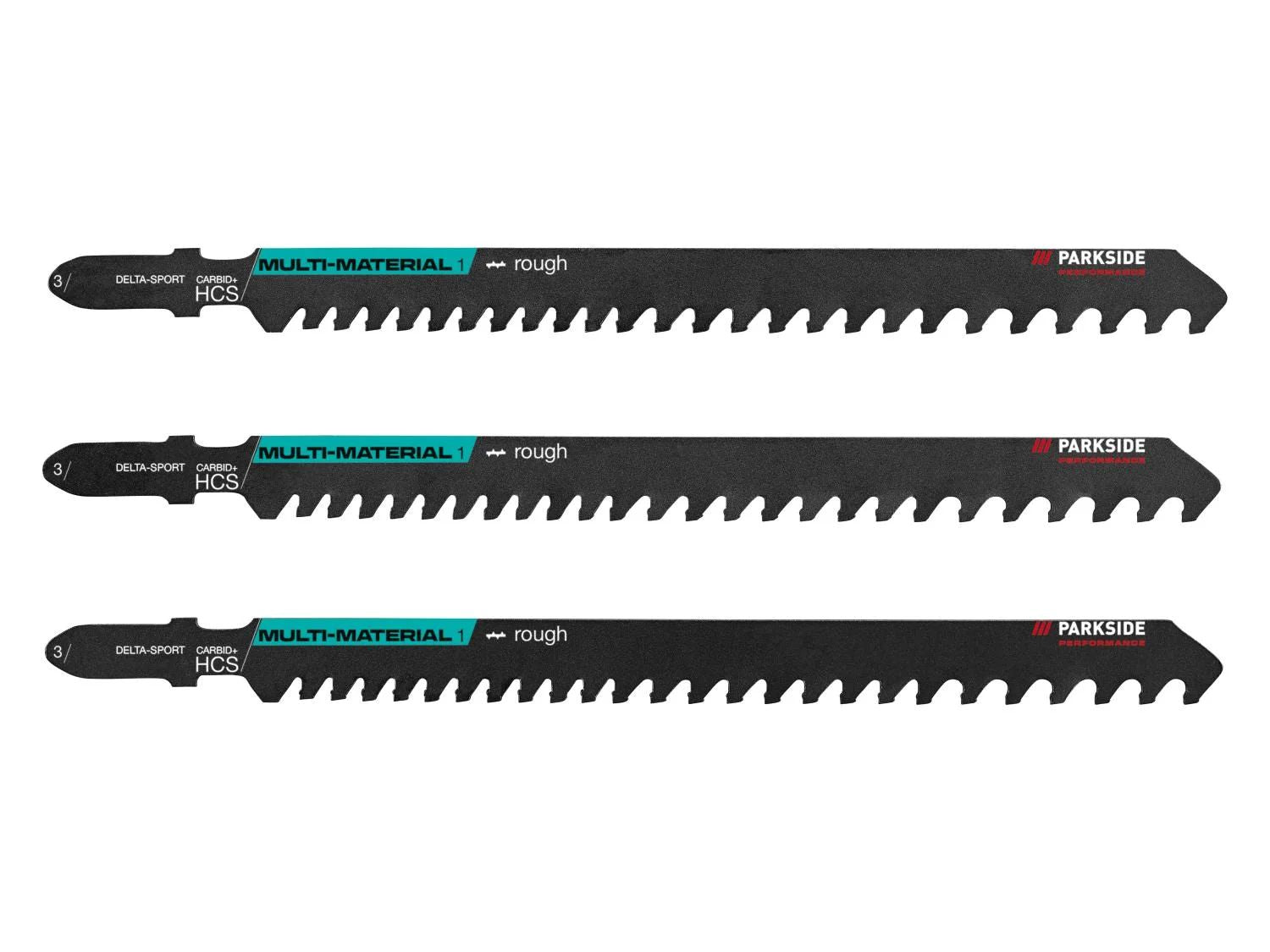 PARKSIDE PERFORMANCE® PPSTZ 3 A1 - Szúrófűrészlap készlet – Multimaterial, 3 részes