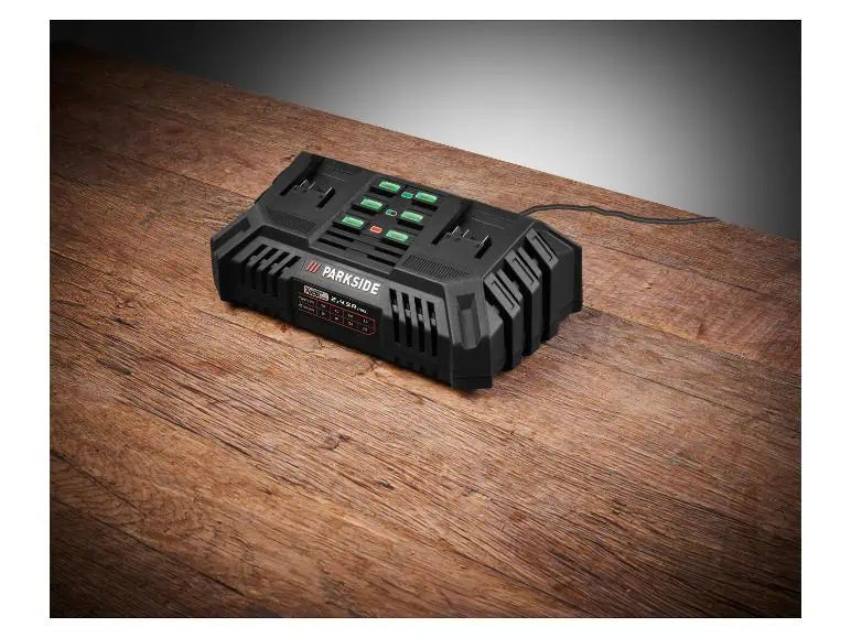 PARKSIDE® PDSLG 20 B1 Dupla akkumulátor gyorstöltő 20 V 2 x 4,5 A