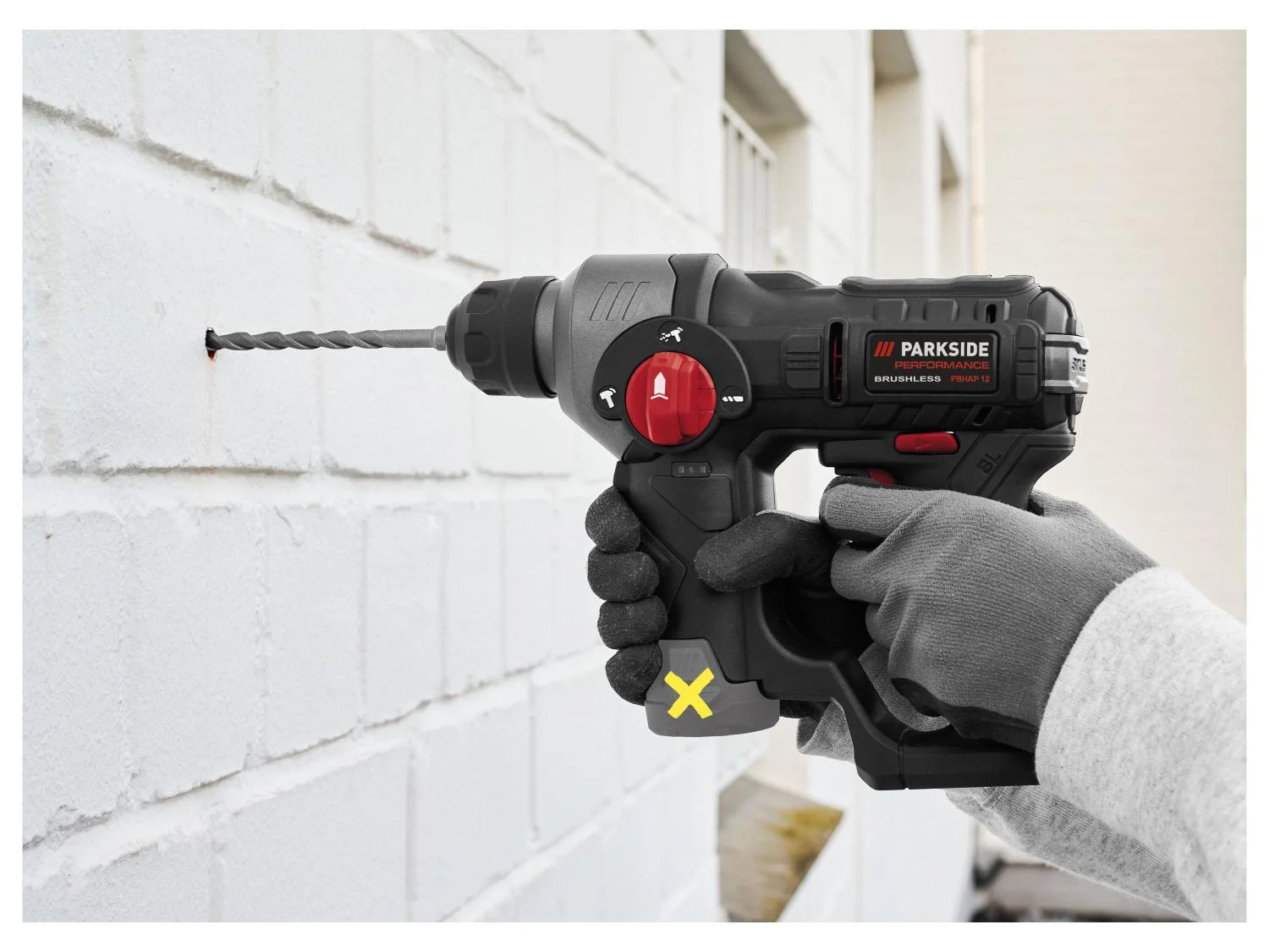PARKSIDE PERFORMANCE® PBHAP 12 A1 - 12 V akkus fúró- és vésőkalapács, SDS-Plus, 1.1 J - akku és töltő nélkül