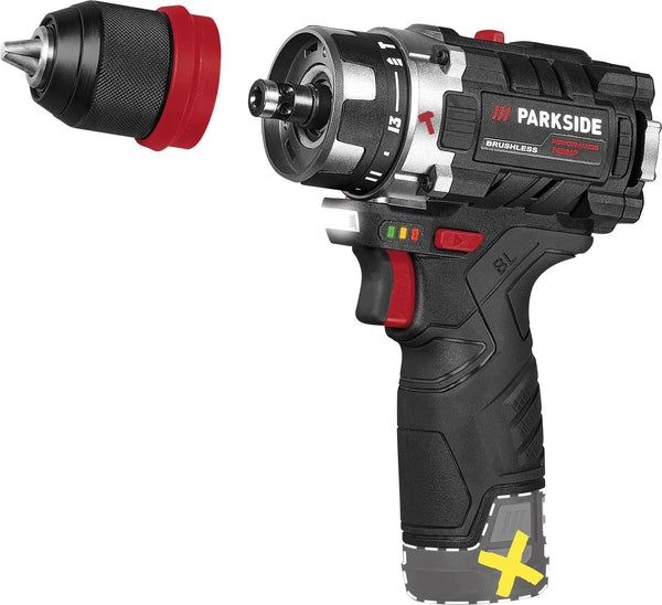 PARKSIDE PERFORMANCE® PSBSAP 12 A1 - 12 V Akkumulátoros ütvefúró-csavarozó (akku és töltő nélkül)