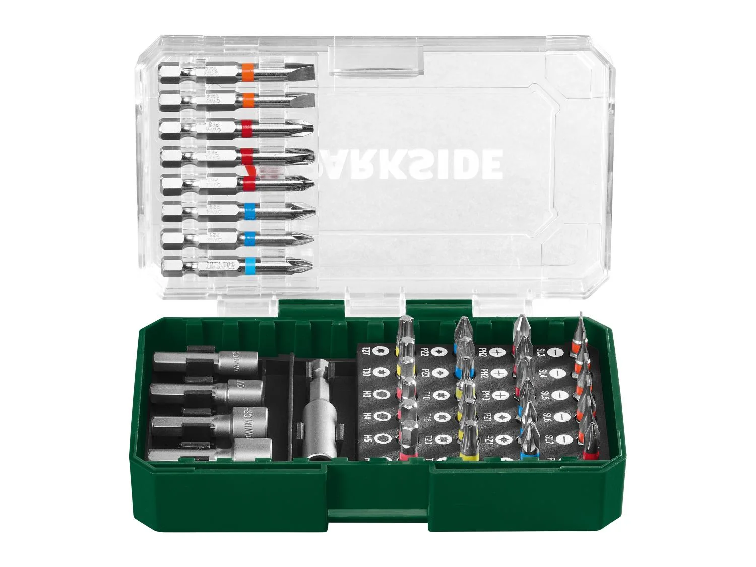 PARKSIDE® Csavarozó bitkészlet – 37 részes