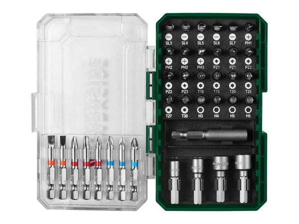 PARKSIDE® Csavarozó bitkészlet – 37 részes