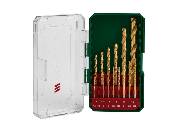 PARKSIDE® HSS spirálfúró készlet – 15 részes