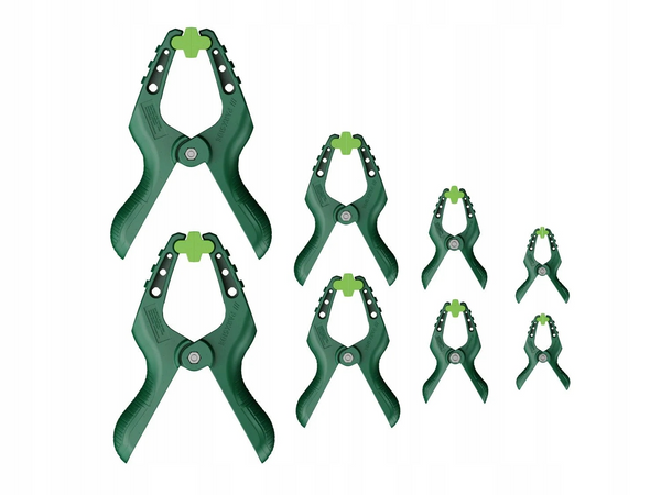 PARKSIDE® 8 részes 2K markolatú rögzítőszorító készlet – zöld