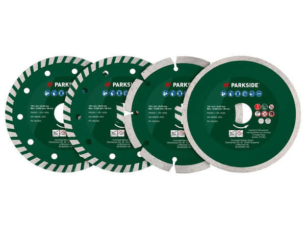 PARKSIDE® PWSZS 1 - Gyémánt vágókorong szett (4 db, Ø125 mm)