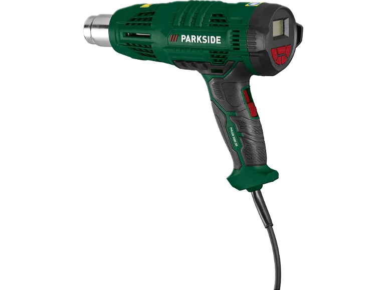 PARKSIDE® PHLGD 2000 D5 Digitális hőlégfúvó – Precíz hőszabályozás LCD kijelzővel