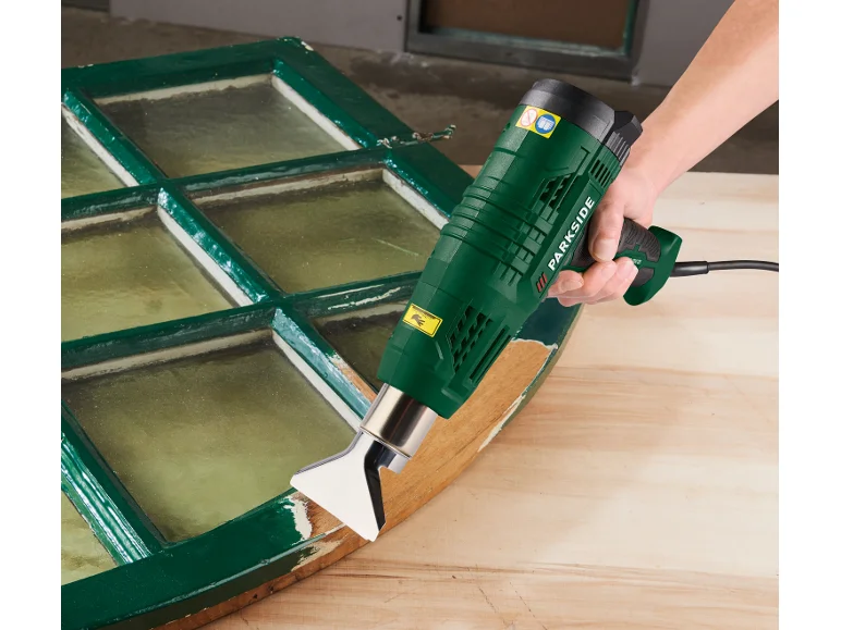 PARKSIDE® PHLGD 2000 D5 Digitális hőlégfúvó – Precíz hőszabályozás LCD kijelzővel