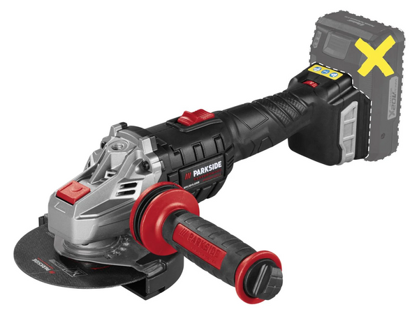PARKSIDE PERFORMANCE® Akkumulátoros sarokcsiszoló PWSAP 20-Li G7 – akku és töltő nélkül