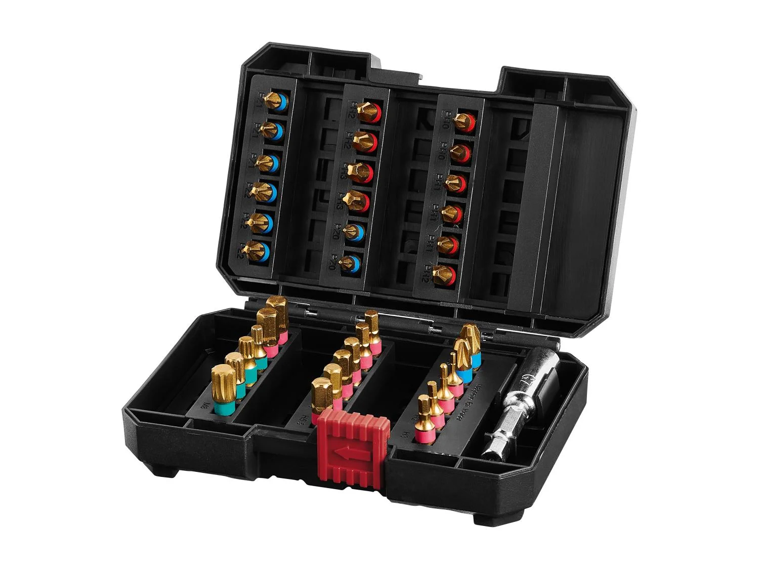 PARKSIDE PERFORMANCE® PSBSAP 20-Li D4 Akkus ütvefúró-csavarbehajtó készlet - Akkumulátorral, töltővel és kiegészítőkkel, kofferben