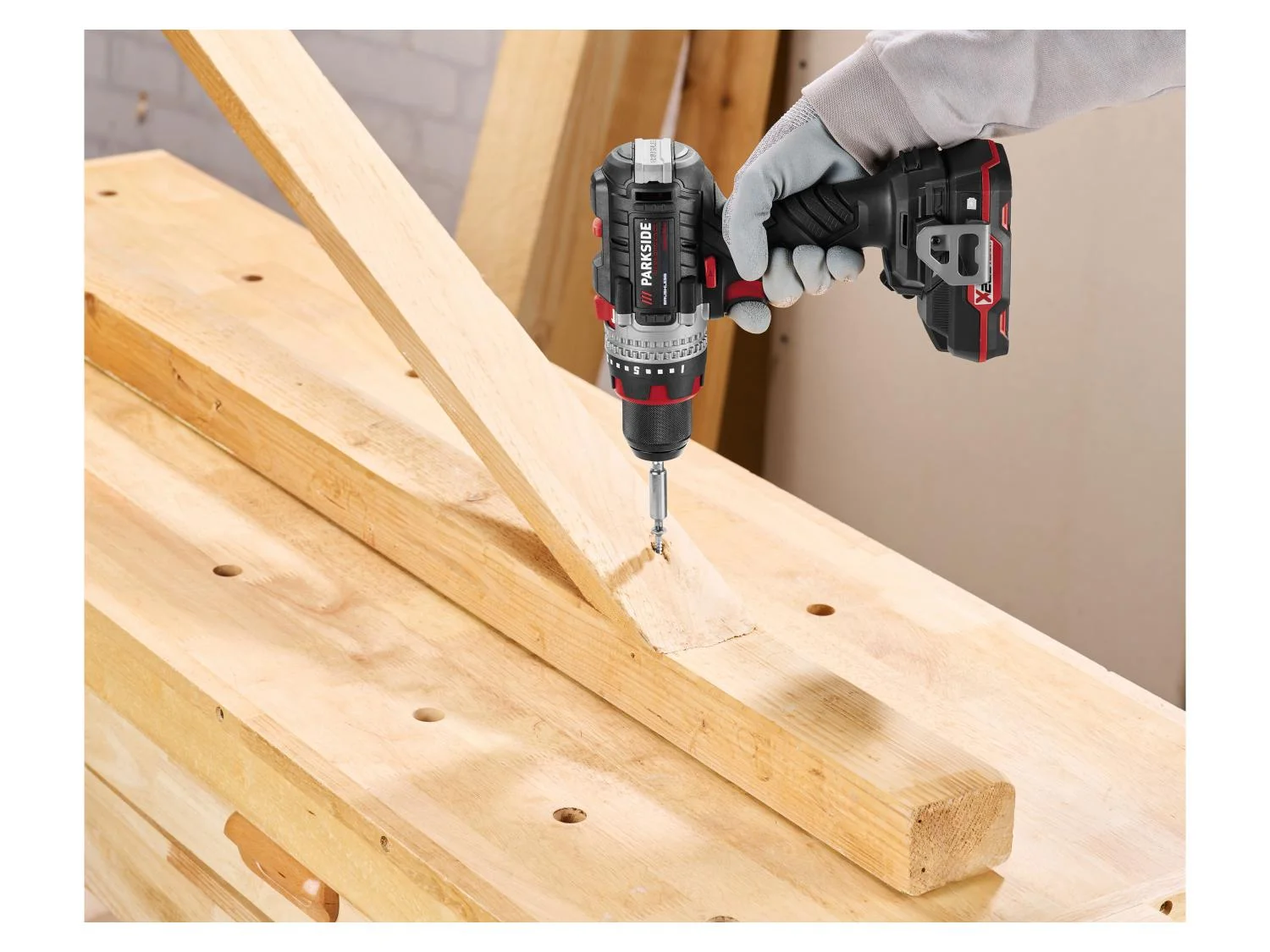 PARKSIDE PERFORMANCE® PSBSAP 20-Li D4 Akkus ütvefúró-csavarbehajtó készlet - Akkumulátorral, töltővel és kiegészítőkkel, kofferben