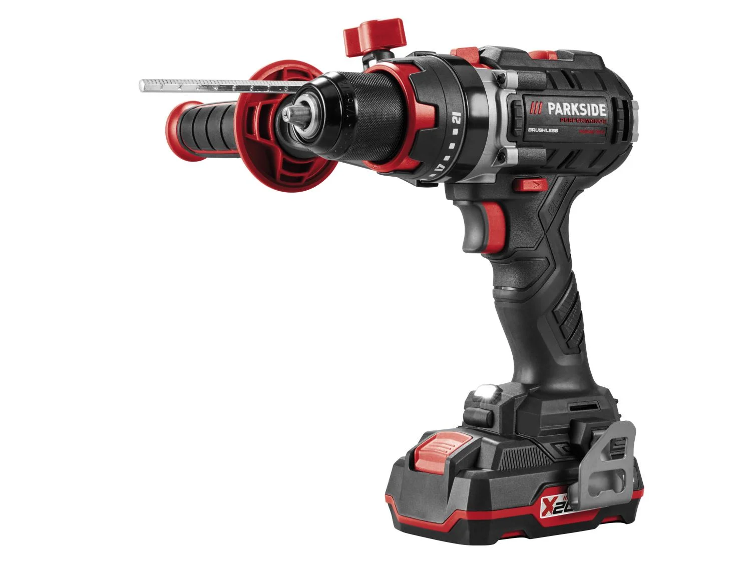 PARKSIDE PERFORMANCE® PSBSAP 20-Li D4 Akkus ütvefúró-csavarbehajtó készlet - Akkumulátorral, töltővel és kiegészítőkkel, kofferben