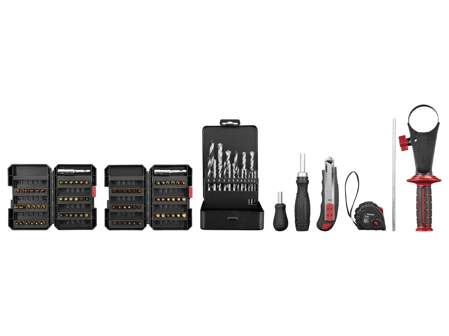 PARKSIDE PERFORMANCE® PSBSAP 20-Li D4 Akkus ütvefúró-csavarbehajtó készlet - Akkumulátorral, töltővel és kiegészítőkkel, kofferben