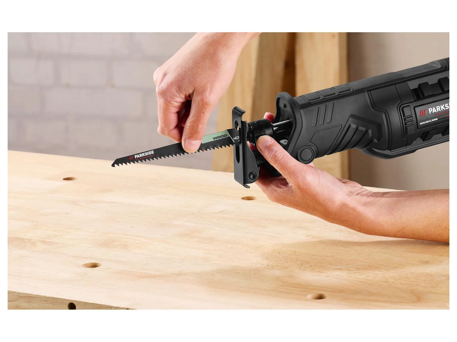 PARKSIDE PERFORMANCE® PSSAP 20-Li E6 Akkumulátoros orrfűrész – akku és töltő nélkül