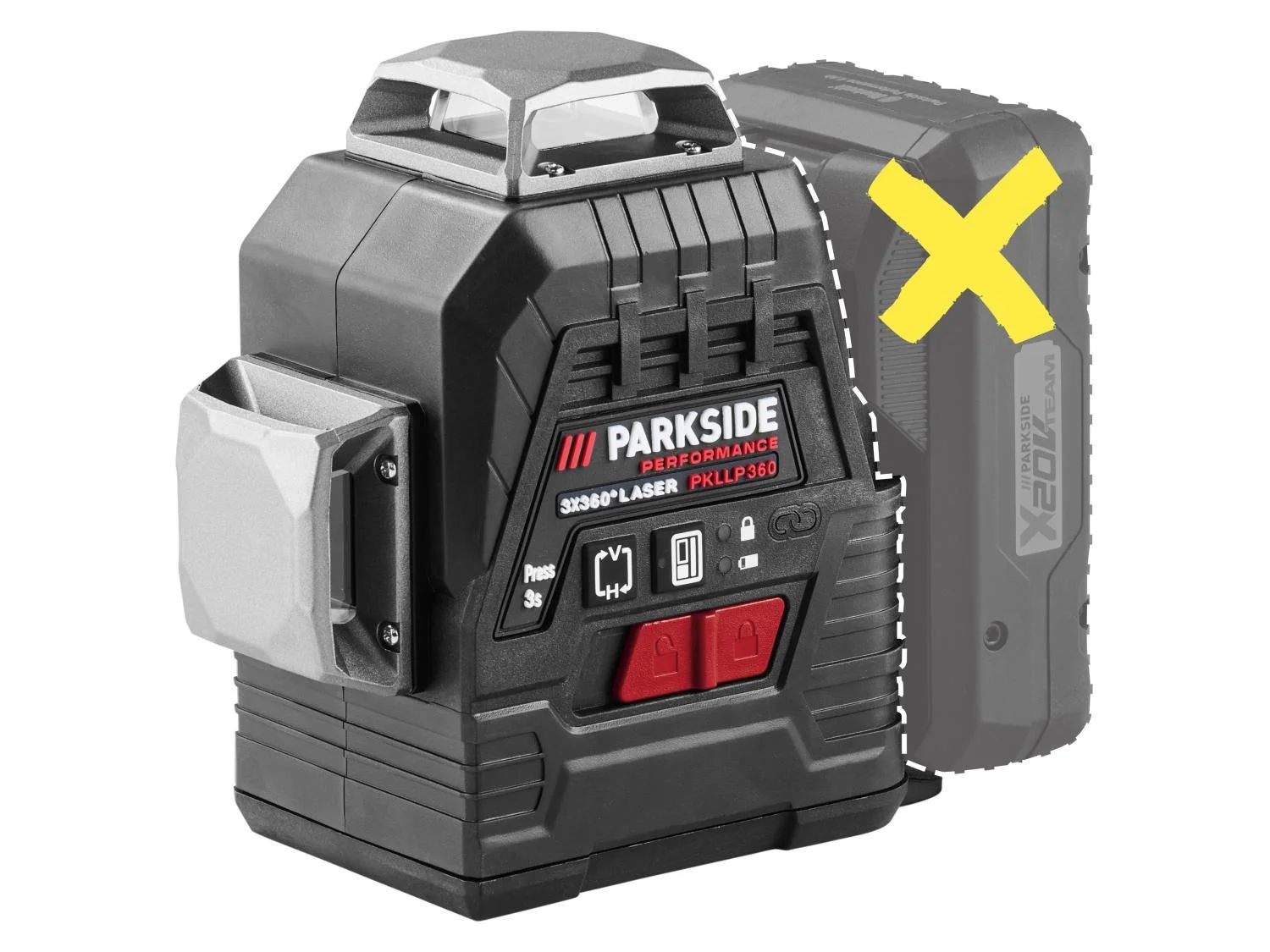 PARKSIDE PERFORMANCE® PKLLP 3360 A1 Akkus keresztvonalas lézer