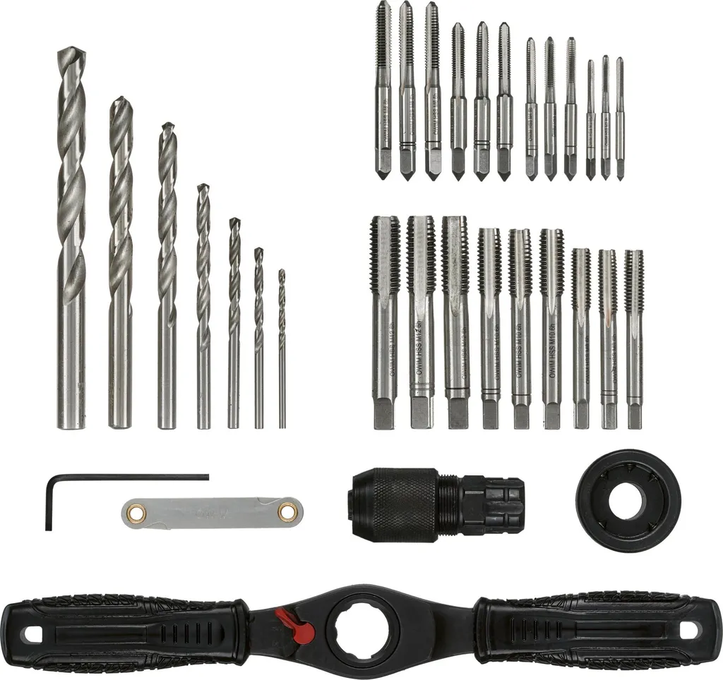 PARKSIDE PERFORMANCE® Menetfúró és menetmetsző készlet – 40 részes