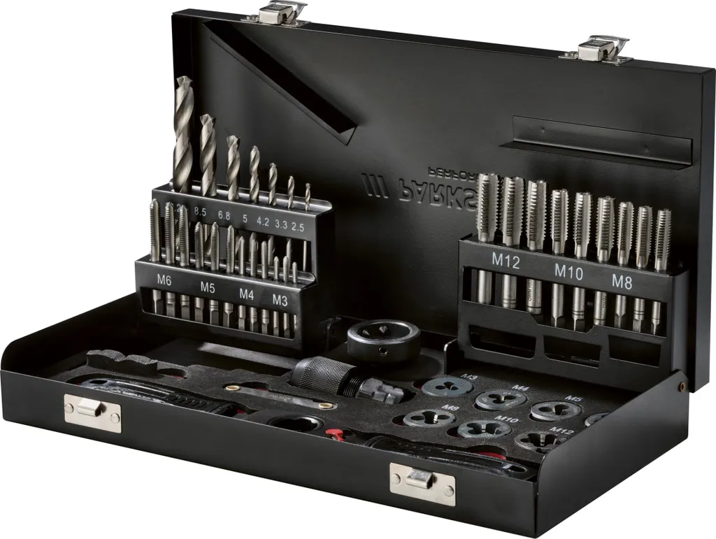 PARKSIDE PERFORMANCE® Menetfúró és menetmetsző készlet – 40 részes