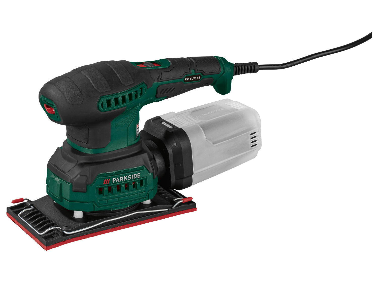 Parkside PMFS 200 C3 3 az 1-ben multifunkciós csiszoló – háromszög, excenter és oszcilláló