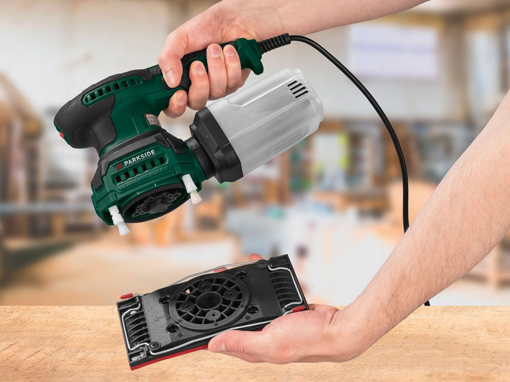 Parkside PMFS 200 C3 3 az 1-ben multifunkciós csiszoló – háromszög, excenter és oszcilláló