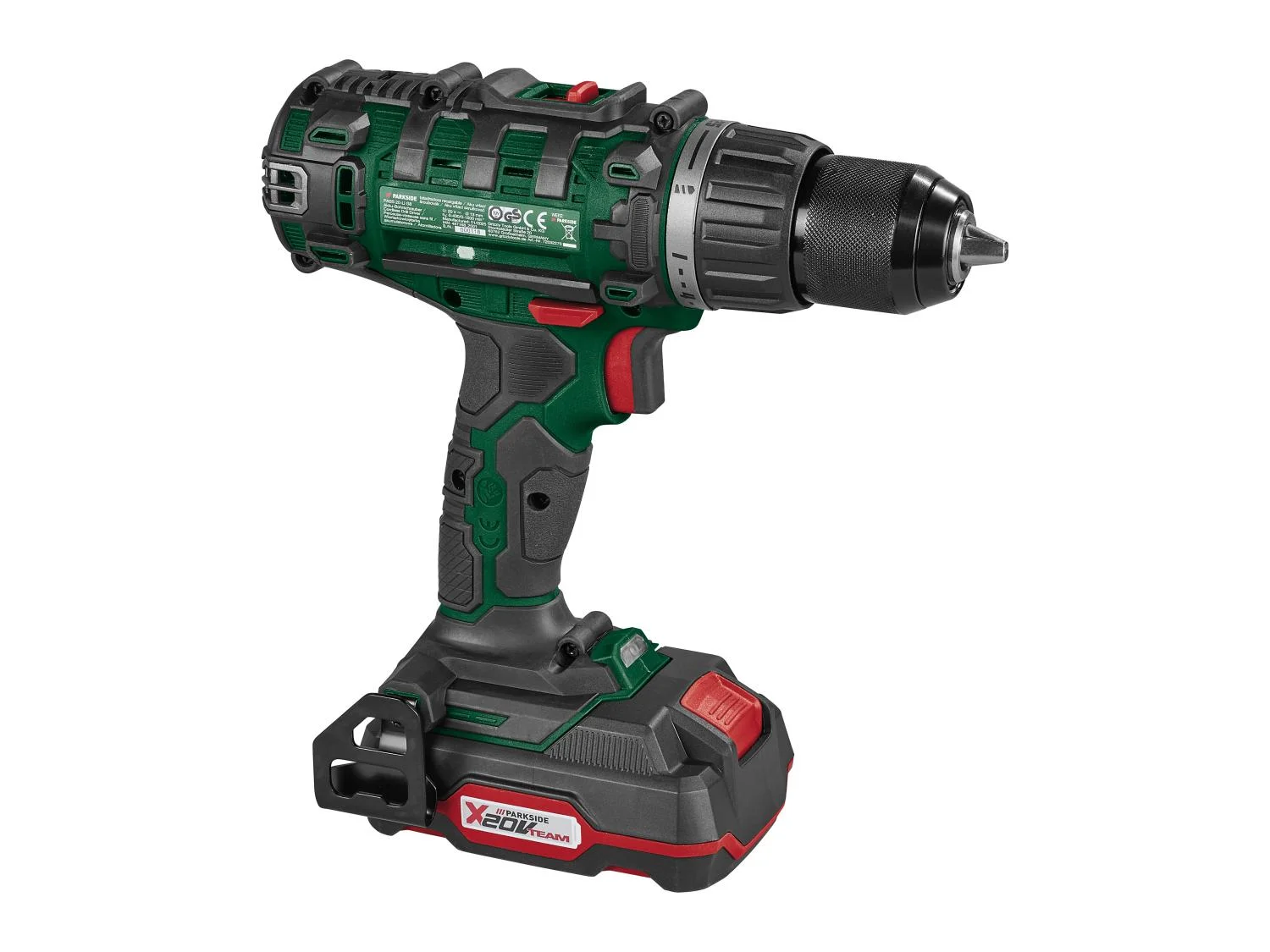 PARKSIDE® PABS 20-Li G8 akkus fúró-csavarozó készlet 20 V– akkumulátorral, töltővel és 17 db-os tartozékkal