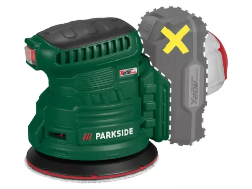 PARKSIDE® PAEXSG 20-Li B1 CIR SOLO Akkus excenter csiszoló, fix fordulatszámú csiszológép levehető portartállyal, koffer nélkül, X20V / 125 mm (akku és töltő nélkül)