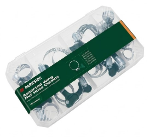 PARKSIDE® Szárnyfejes tömlőbilincs készlet – 19 részes