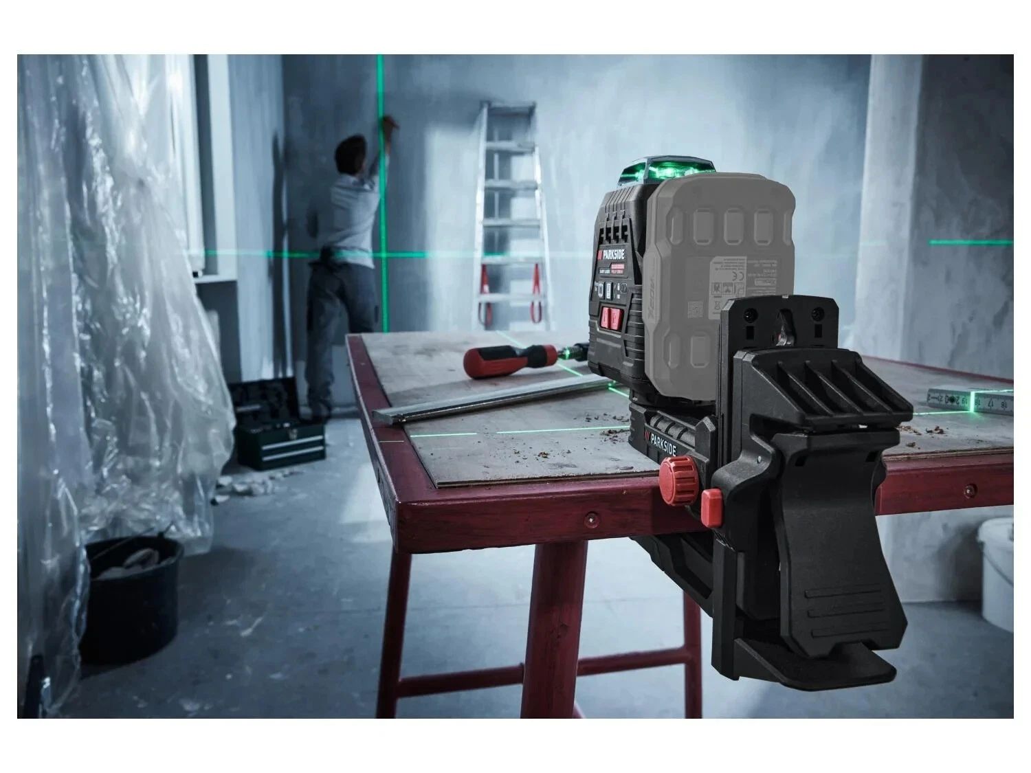 PARKSIDE PERFORMANCE® PKLLP 3360 A1 20 V / 4 Ah - Akkumulátoros keresztlézer – (akkumulátorral és töltővel)