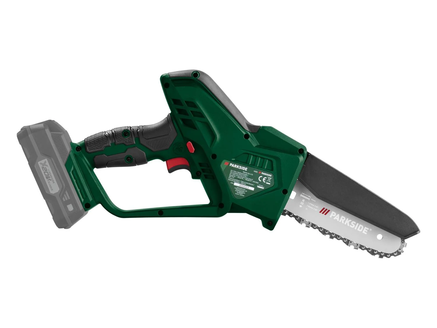 PARKSIDE® PAGHS 20-Li C4 akkumulátoros láncfűrész – akku és töltő nélkül