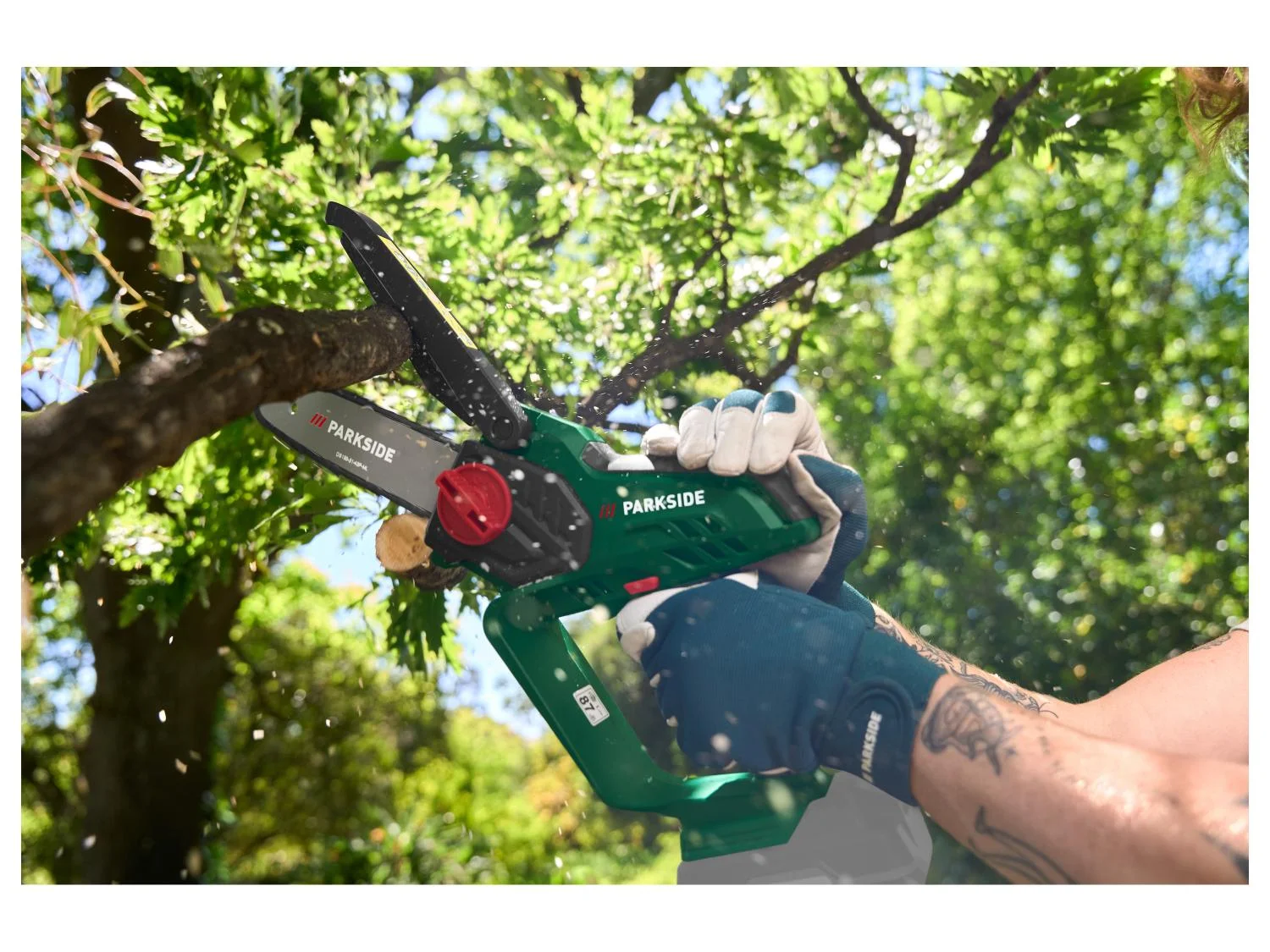 PARKSIDE® PAGHS 20-Li C4 akkumulátoros láncfűrész – akku és töltő nélkül